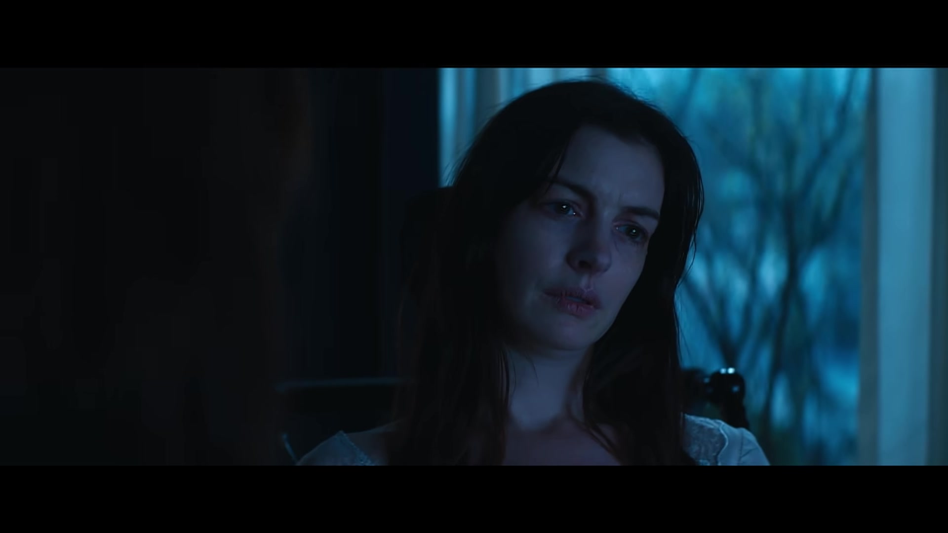Anne Hathaway in a preview clip from Verity shown during The Tonight Show interview